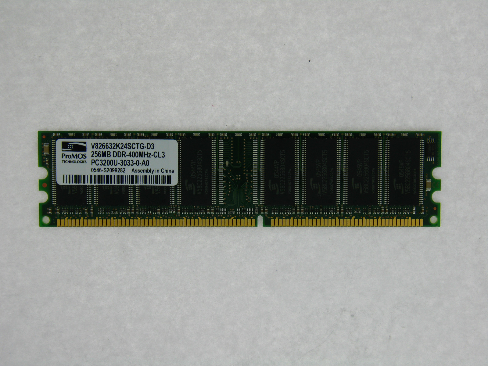184-pin 256MB DDR DIMM